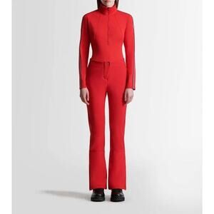 Fusalp Tipi III Stretch Shell Water Repellant Bootcut Red Ski Pants 44 US 12